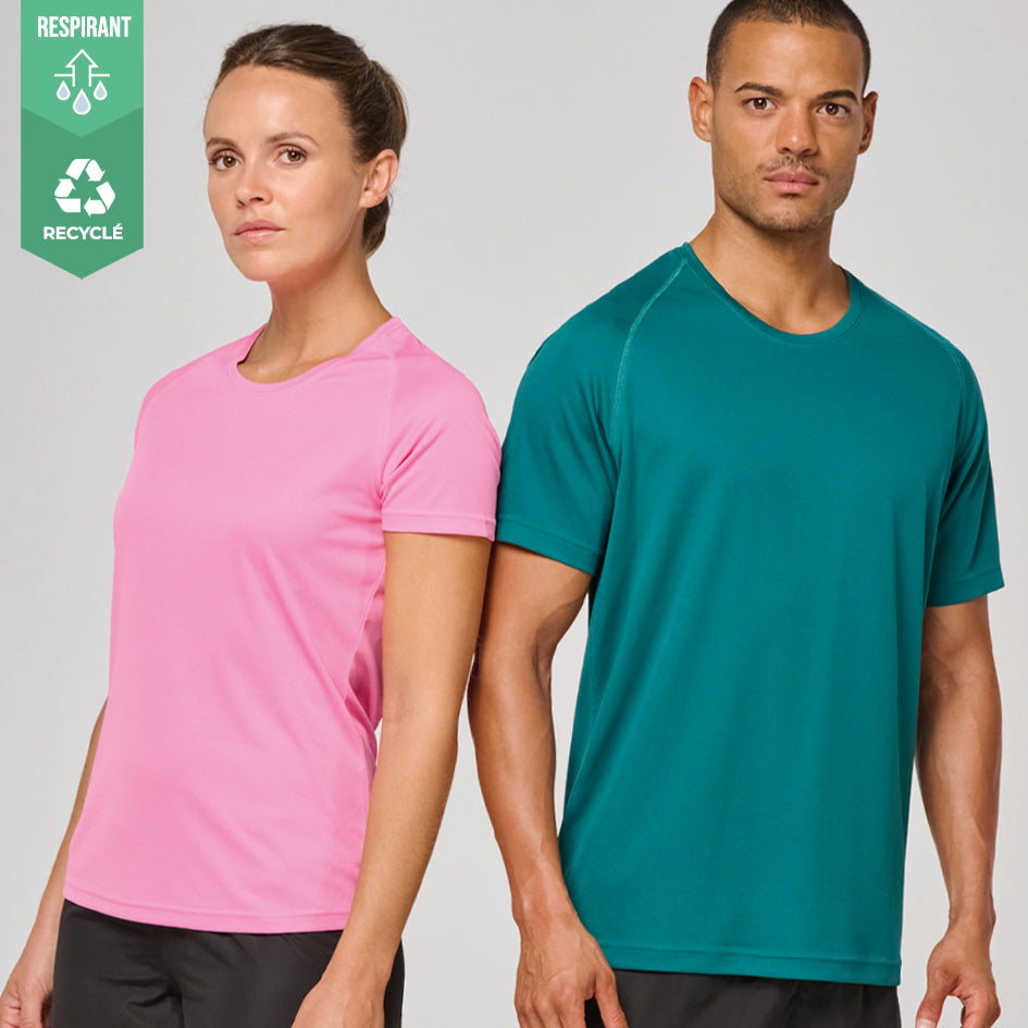 T-shir technique respirant personnalisable