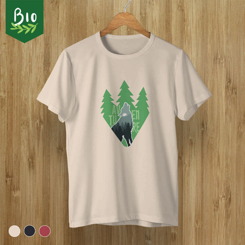 T-shirt loup bio