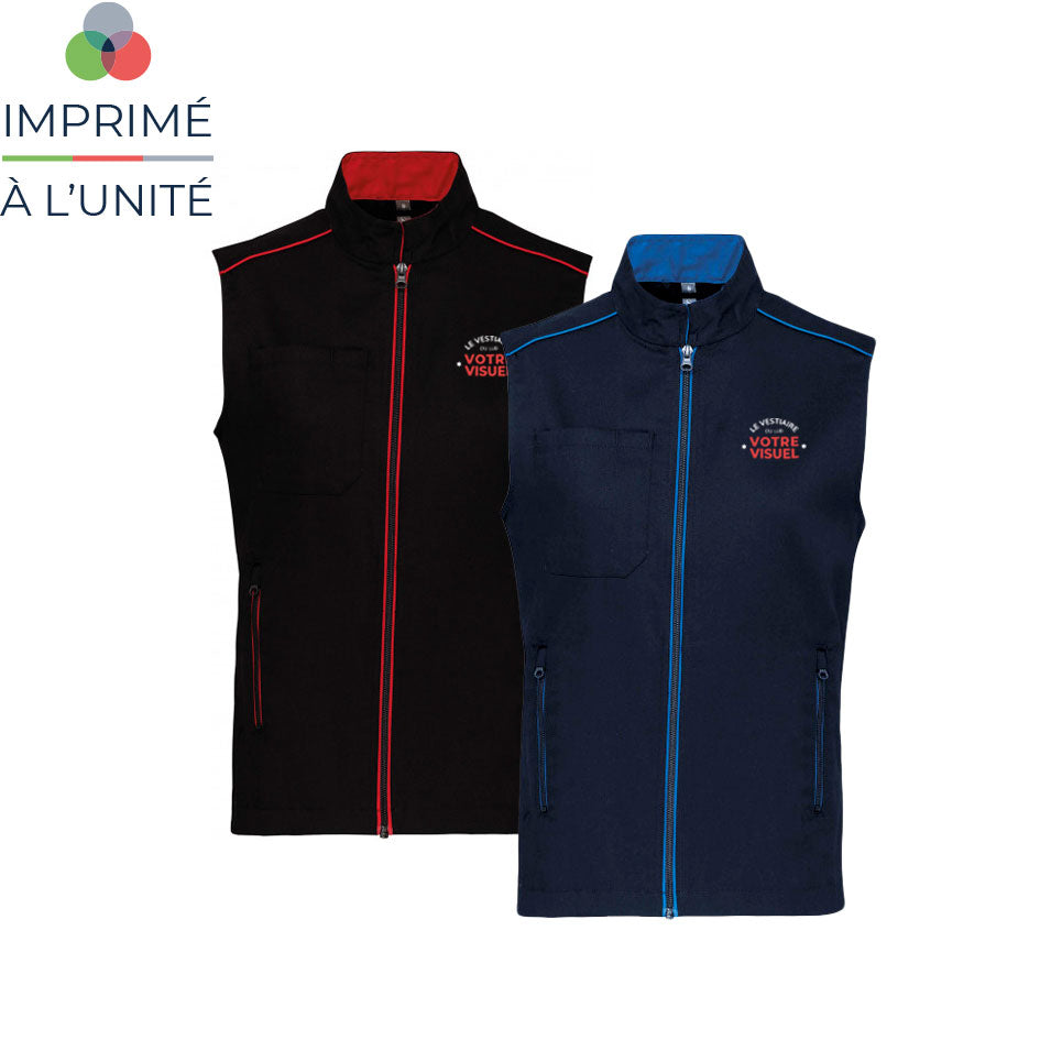 Gilet sans manche personnalisé