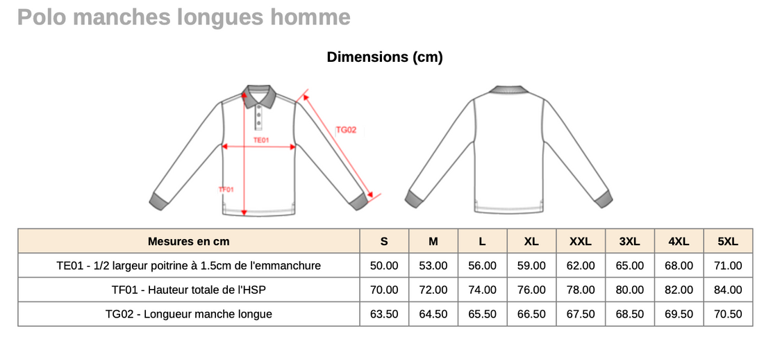 TIR SPORTIF AIX - Polo anti-odeur manches longues