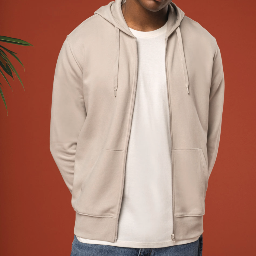 Sweat zip écoresponsable bio 