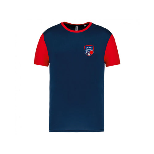 CSPTT - T-shirt de sport bicolore