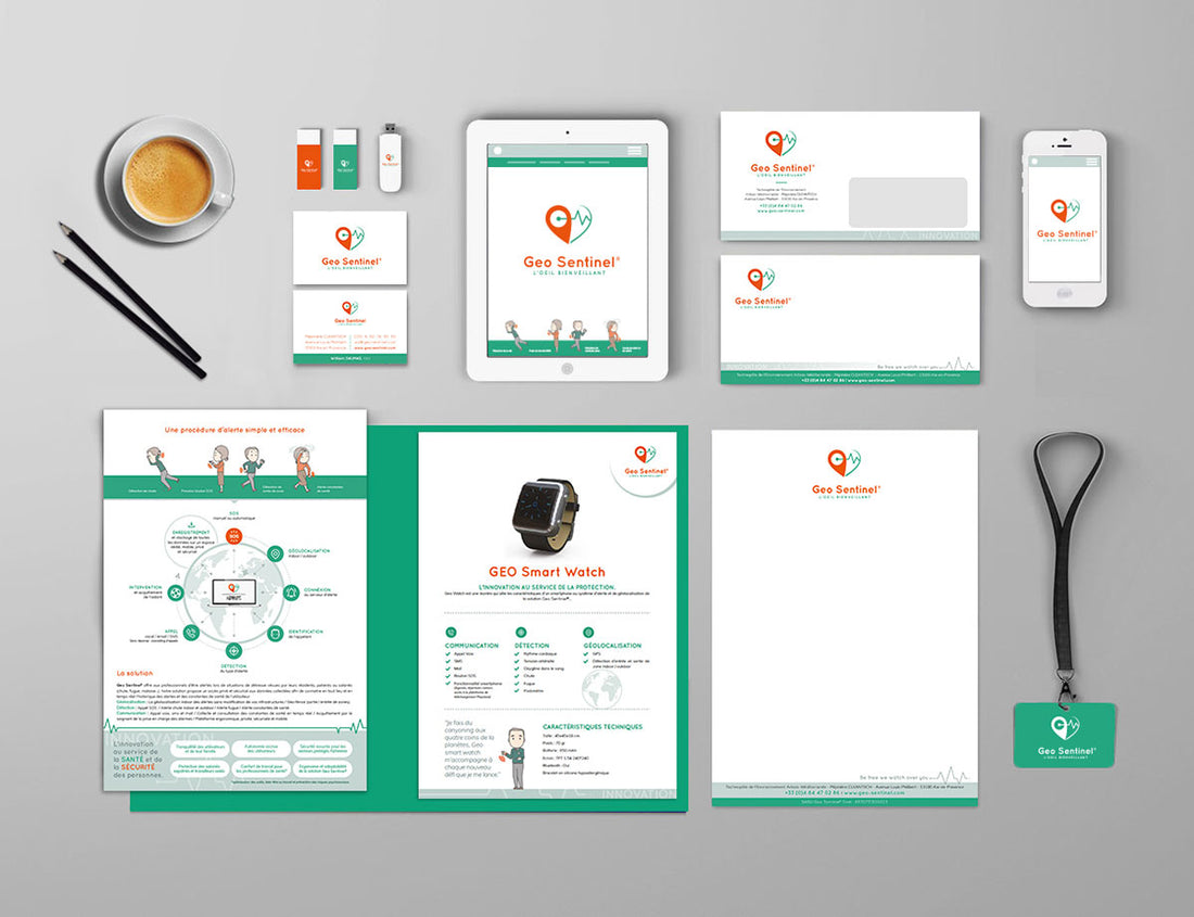 Création d'une charte graphique pour l'identité visuelle d'une entreprise