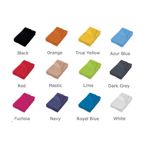 Serviette personnalisé avec le logo en broderie flocage ou sublimation