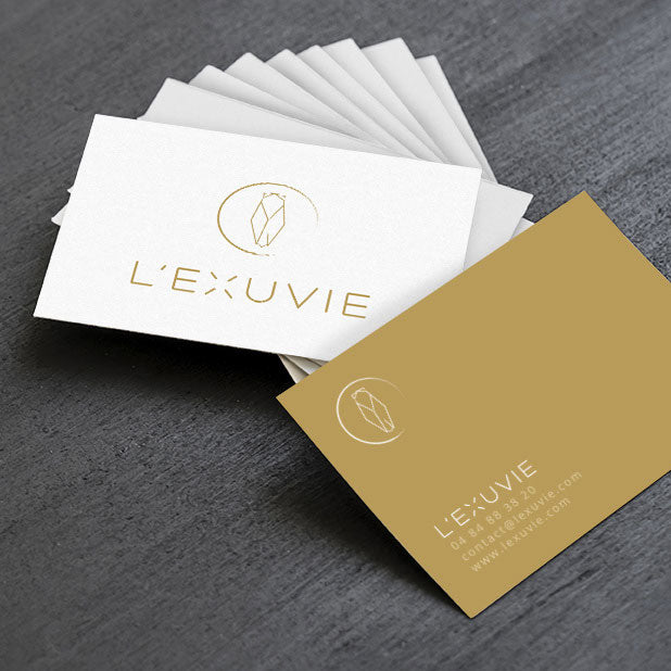 Création graphique d'une carte de visite