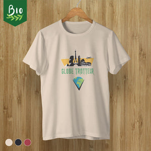 T-shirt aventure globe-trotteur bio
