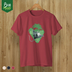 T-shirt globe trotteur raie